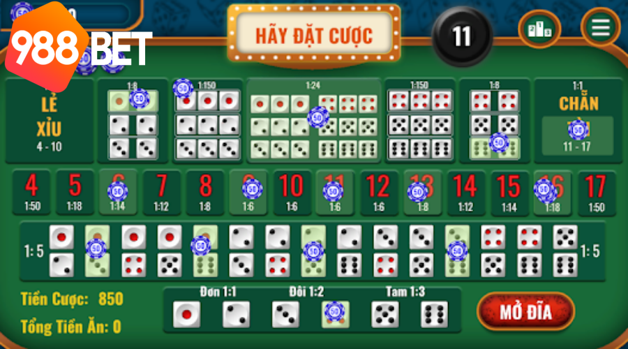 Tài xỉu 988bet